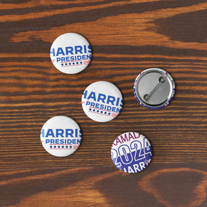 Harris for Pres - Set of pin buttons