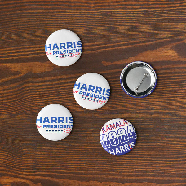 Harris for Pres - Set of pin buttons